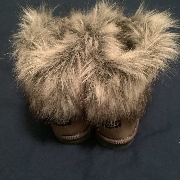 Pretty You London fur slipper boots NWOT - Picture 3 of 6